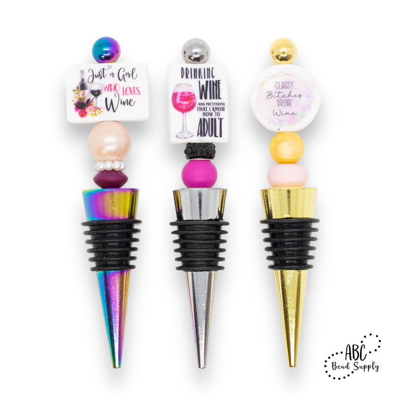 Beadable Wine Stoppers (Package of 1)