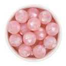 Light Pink Heart Sequin & Glitter Filled Beads 20mm (Package of 10)