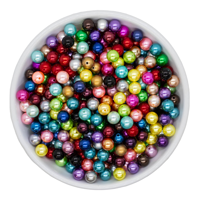 Essentials Pearl Bead Mix 12mm (Package of Approx. 100)