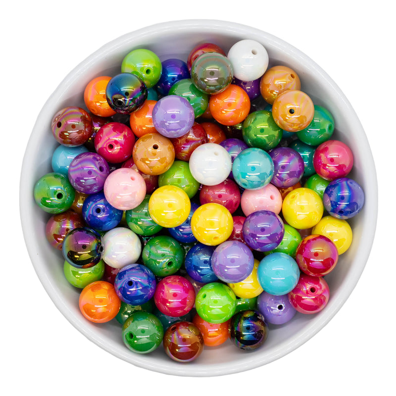 Essentials Iridescent Bead Mix 20mm (Package of 50)