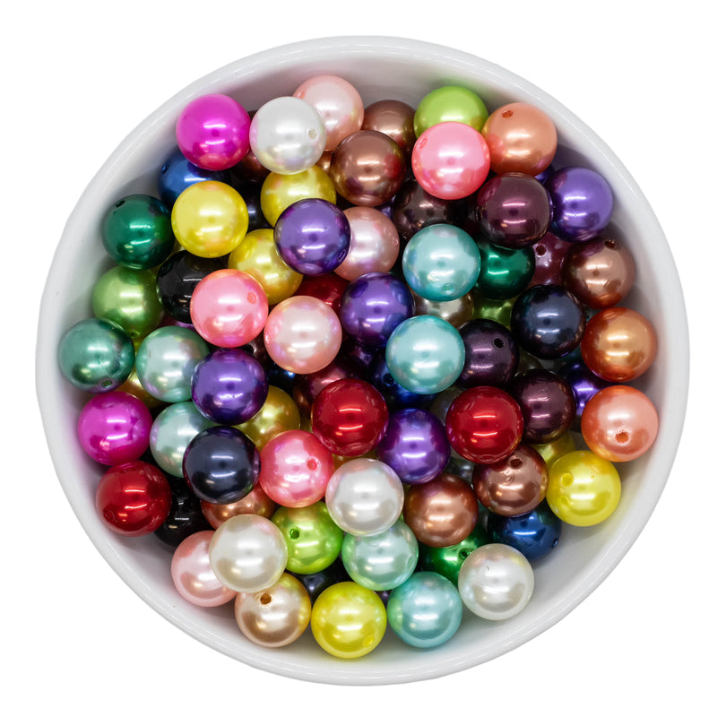Pearl Bead Mix 20mm (Package of 50)
