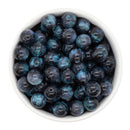 Midnight Cosmic Glitter Beads 12mm (Package of 20)