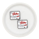 It's Wine O'Clock Somewhere Silicone Focal Bead 25x30mm (Package of 2)