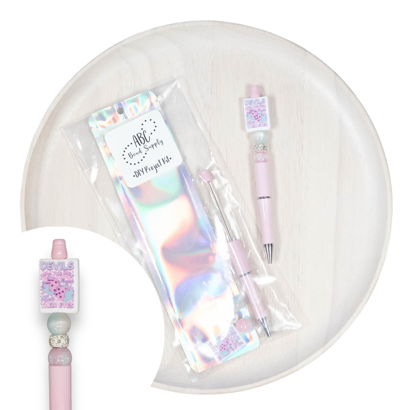 Devils roll the dice, Angels roll their eyes Beadable Pen Kit