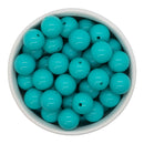 Robin Egg High Shine Silicone Beads 15mm (Package of 10)