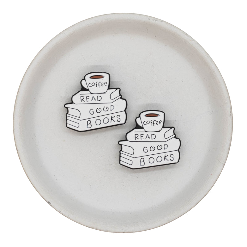 Read Good Books Silicone Focal Bead 27x30mm