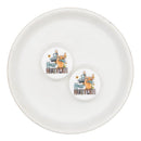 Printed Hair Hustler Silicone Focal Bead 26mm (Package of 2)