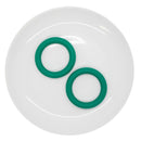 Hunter Green Jumbo Silicone Ring Bead 64mm (Package of 2)