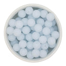 Glow in the Dark Neon Bright White Silicone Beads 12mm (Package of 20)