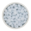 Glow in the Dark Neon Bright White Silicone Lentil Beads 7x12mm (Package of 20)