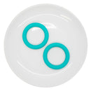 Robin Egg Jumbo Silicone Ring Bead 64mm (Package of 2)