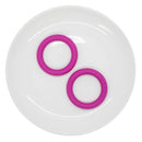 Fuchsia Jumbo Silicone Ring Bead 64mm (Package of 2)