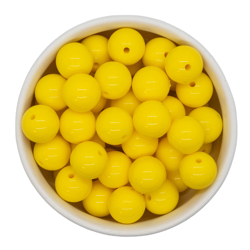 Daffodil High Shine Silicone Beads 15mm (Package of 10)
