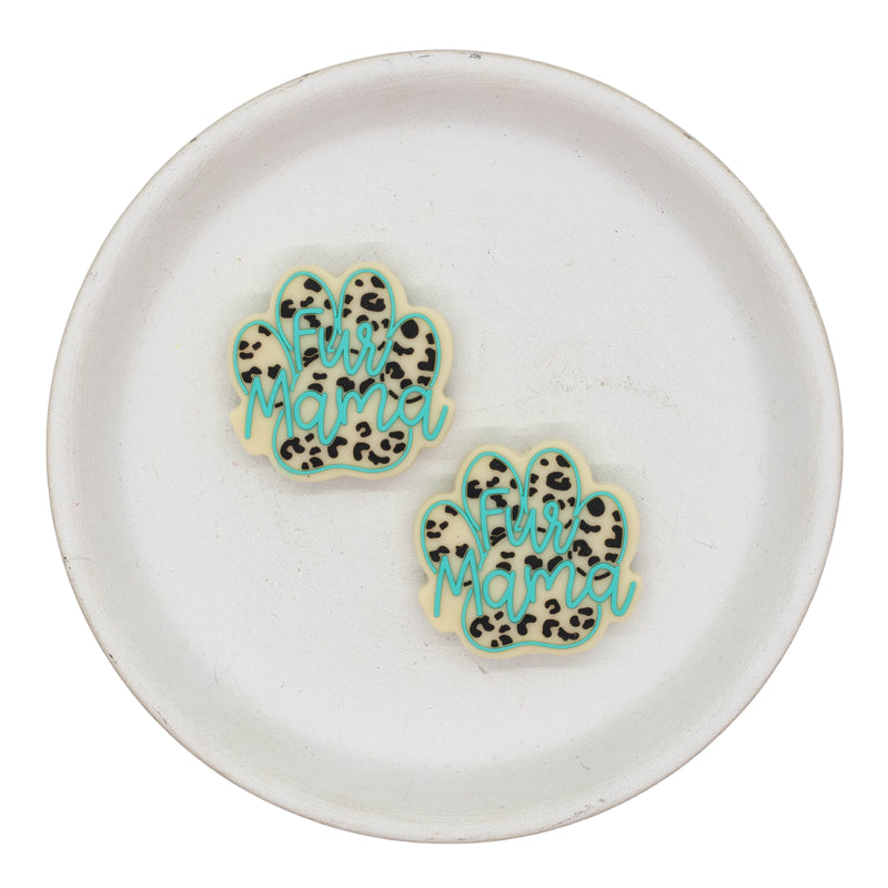 Fur Mama Silicone Focal Bead 29mm