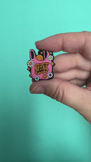 Time for That Retail Therapy Silicone Focal Bead 30x26mm (Package of 2)