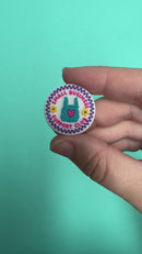 Small Business Support Club Silicone Focal Bead 28mm (Package of 2)