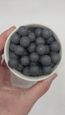 Fossil Glitter Silicone Beads 15mm (Package of 10)