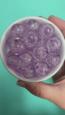 Lavender Bubble Beads 20mm (Package of 10)