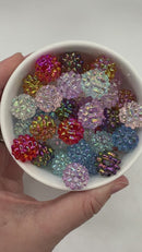 Aurora Effect Spikey Beads Variety Pack 16mm (Package of 10)