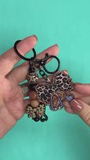 Leopard Bow Stethoscope Acrylic Accent 49x48mm (Package of 1)