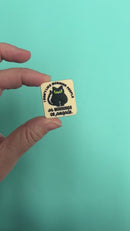 I Don't Like Morning People. Or Mornings. Or People. Silicone Focal Bead 31x28mm (Package of 2)