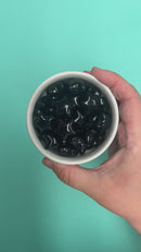 Black Solid Star Bead 21mm (Package of 5)