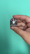 Let's Go Ghouls Silicone Focal Bead 28x25mm (Package of 2)