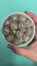 Natural Shades Suspended Crushed Shell Beads 20mm (Package of 5)