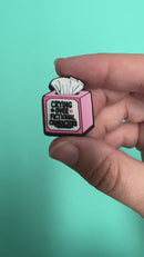 Crying Over Fictional Characters Silicone Focal Bead 29x24mm (Package of 2)