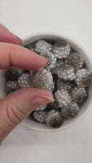 Grey Suspended Pearl Cluster Beads 16mm (Package of 10)