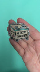 Negative Thoughts Dumpster Acrylic Accent 46x50mm (Package of 1)