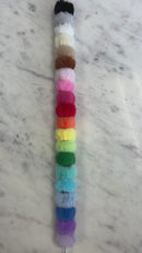 Large Hole Fuzzy Rondelle 19x12mm (Package of 10)