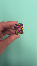 I Got 99 Problems and I Caused All of Them Silicone Focal Bead 30x25mm (Package of 2)