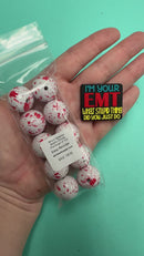 I'm Your EMT - What Stupid Thing Did You Just Do Silicone Focal Bead 34x28mm (Package of 2)