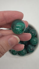 Alpine Green Marble Beads 20mm (Package of 10)