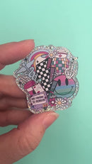 Smiley and Check Lightening Bolt w/Medical Supplies Acrylic Accent 48x46mm (Package of 1)