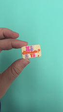 Me? Sarcastic? Never. Silicone Focal Bead 20x30mm (Package of 2)