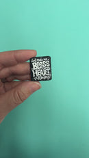 Don't Make Me Bless Your Heart Honey Silicone Focal Bead 29x25mm (Package of 2)