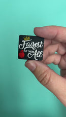 Fairest of Them All Silicone Focal Bead (Package of 2)