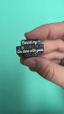 Cancel My Subscription I'm Done with Your Issues Silicone Focal Bead 20x30mm (Package of 2)