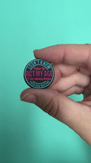 I don't know how to act my age I've never been this old before Silicone Focal Bead 26mm (Package of 2)