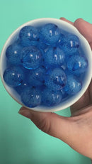 Royal Blue Bubble Beads 20mm (Package of 10)