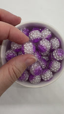 Lilac Suspended Pearl Cluster Beads 16mm (Package of 10)