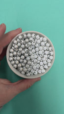 Royal Blue Illusion Beads 8mm (Package of Approx. 50 Beads)