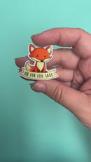 Oh for Fox Sake Acrylic Accent 37x42mm (Package of 1)