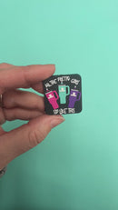 All the Pretty Girls Sip Like This Silicone Focal Bead 33x31mm (Package of 2)