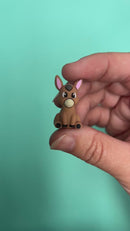 3-D Donkey Silicone Focal Bead 30x15x13mm (Package of 2)