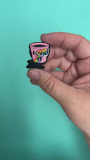 Fuck It Paint Bucket Silicone Focal Bead (Package of 2)