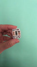 Nothin' Butt Cats Silicone Focal Bead 28x25mm (Package of 2)