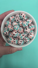 Boho Silicone Beads 15mm (Package of 10)